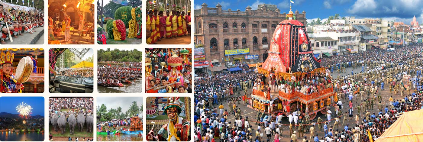 feria y fiestas en la India